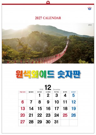 han-162-원색와이드 숫자판(성경통독)  (사이즈 500*700*13매)